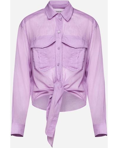 Isabel Marant Marant Etoile Shirts - Purple