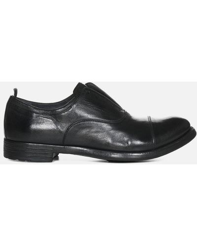 Officine Creative Hive 004 Leather Oxford Shoes - Black