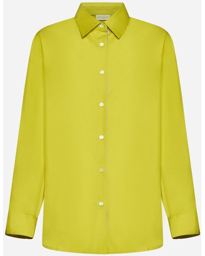 Dries Van Noten Cotton Shirt - Yellow