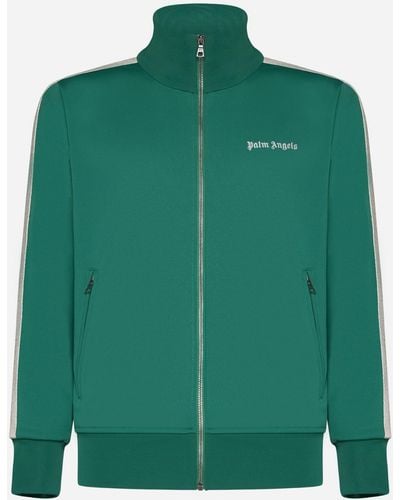 Palm Angels Track Jersey Jacket - Green