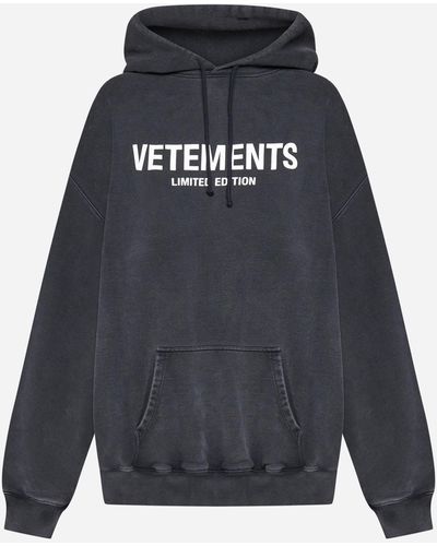 Vetements Logo Limited Edition Hoodie - Black