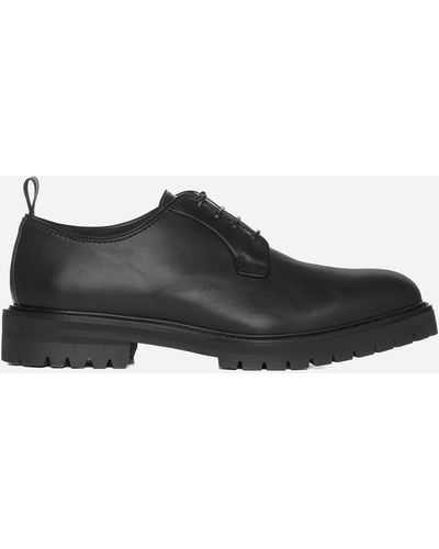 Officine Creative Joss 002 Leather Derby Shoes - Black