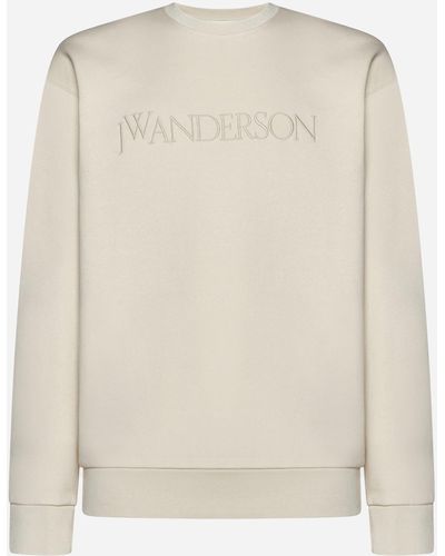 JW Anderson Logo Cotton Sweatshirt - White