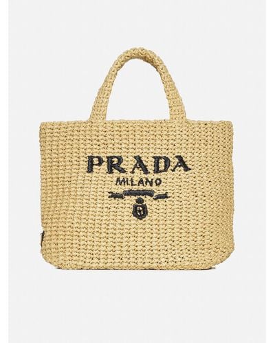 Prada Beach bag tote and straw bags for Women | Online Sale up to 29% off |  Lyst