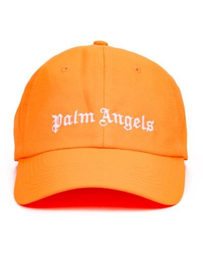 Palm Angels Logo Cap - Orange