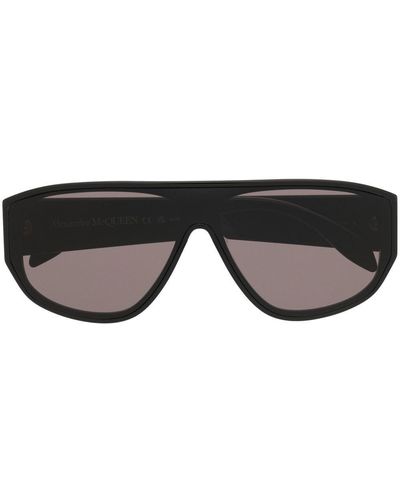 Alexander McQueen Logo Sunglasses - Black
