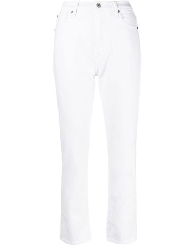 7 For All Mankind Slim Fit Denim Jeans - White