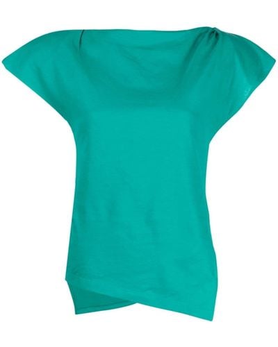 Isabel Marant Sebani Organic Cotton T-shirt - Green