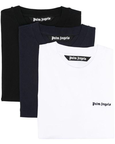 Palm Angels Logo T-shirt (3-pack) - Black