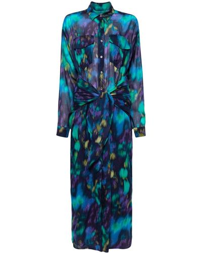 Isabel Marant Printed Dress - Blue