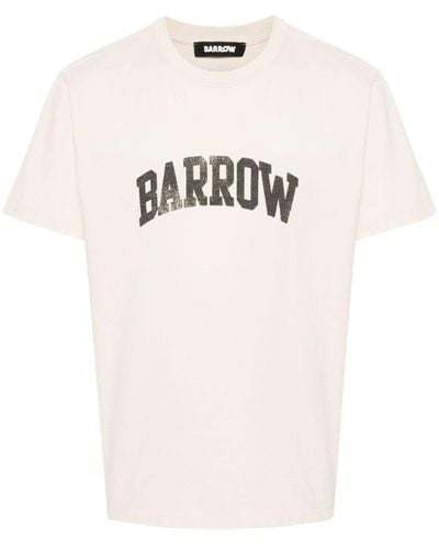 Barrow Cotton Jersey T-shirt - Natural