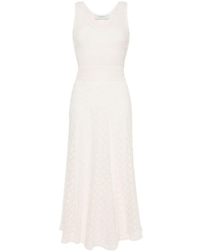 Golden Goose Lowell Knit Maxi Dress Clothing - White