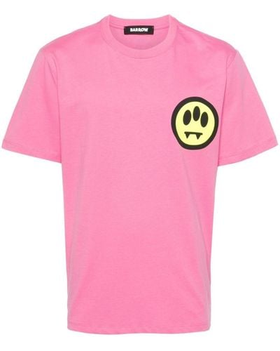 Barrow Cotton Jersey T-shirt - Pink