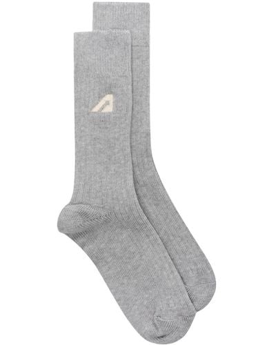 Autry Logo Socks - Gray