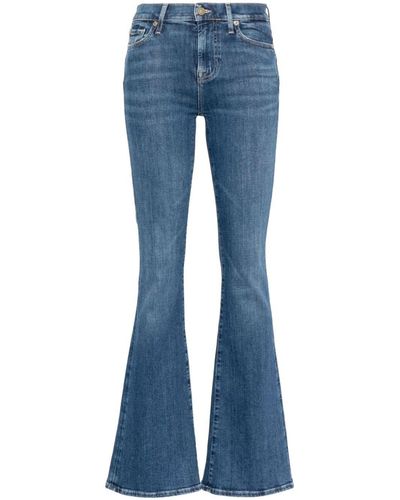 7 For All Mankind High-waisted Jeans - Blue