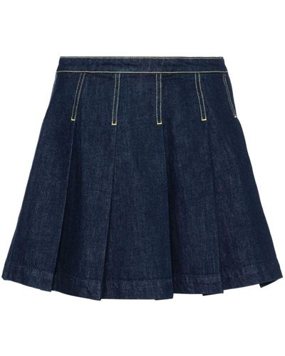 KENZO Denim Miniskirt - Blue