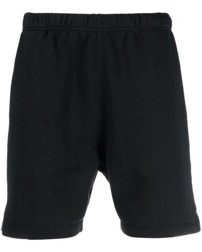Heron Preston Logo-patch Cotton Shorts - Black