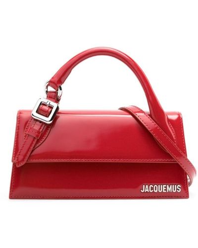 Jacquemus Le Chiquito Long Boucle Top Handle Bag - Red