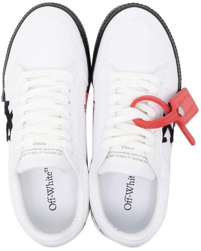 Off-White c/o Virgil Abloh SNEAKERS LOW VULCANIZED IN CANVAS - Bianco
