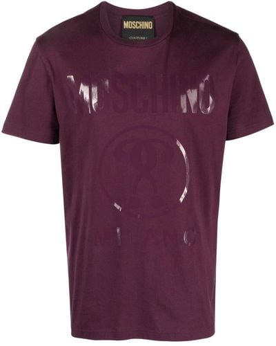 Moschino T-shirts And Polos - Purple