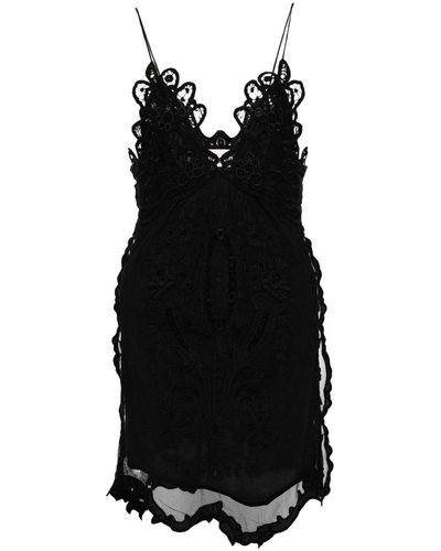Isabel Marant Guipure Lace Dress - Black