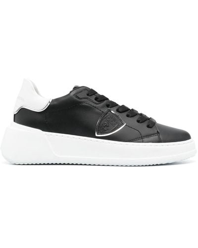 Philippe Model Tres Temple Low-top Trainers - Black