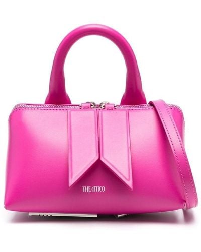 The Attico Friday Mini Leather Tote Bag - Pink