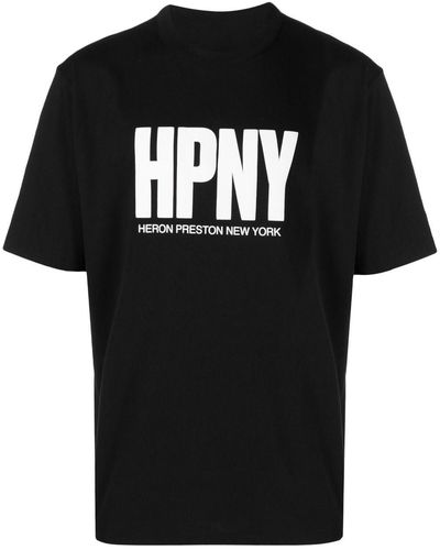 Heron Preston T-shirt con logo - Nero