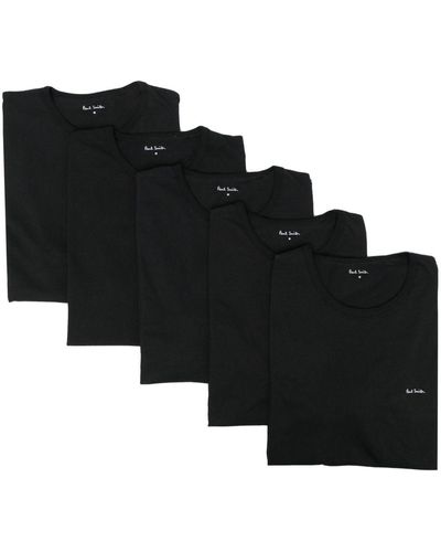 Paul Smith Logo-print Cotton T-shirt - Black