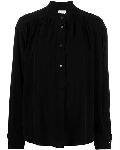 Isabel Marant Cupro Shirt - Black