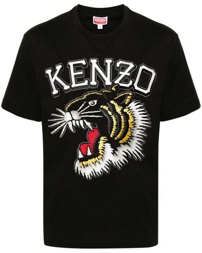 KENZO T-shirt tiger varsity - Nero