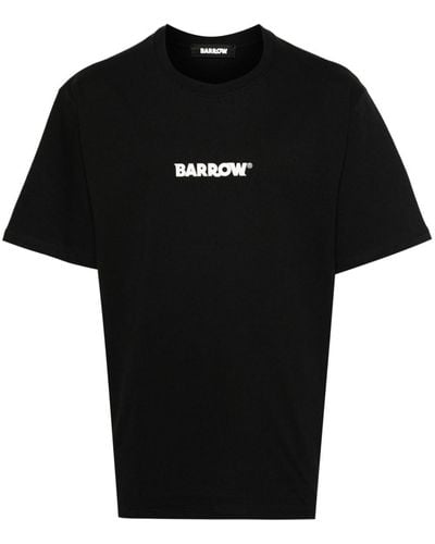 Barrow Oversized Print T-shirt - Black