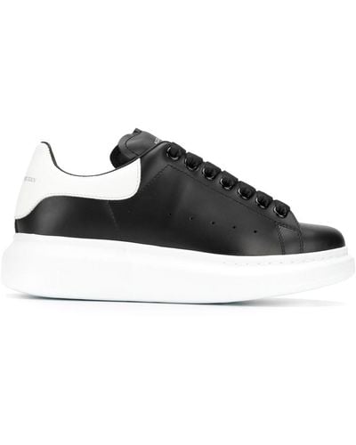 Alexander McQueen Oversize Sneakers With Spoiler And Sole - Black