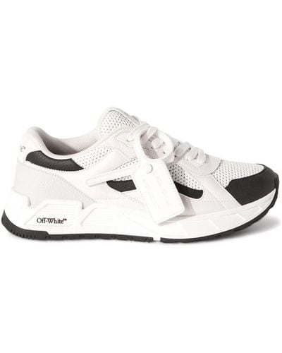 Off-White c/o Virgil Abloh Sneakers Kick Off in pelle - Bianco