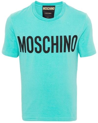 Moschino T-shirt Logo - Blue