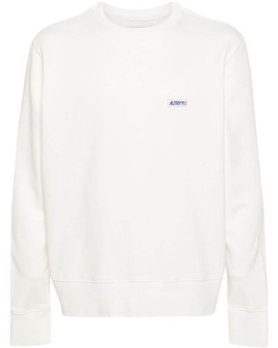 Autry Logo Sweatshirt - White