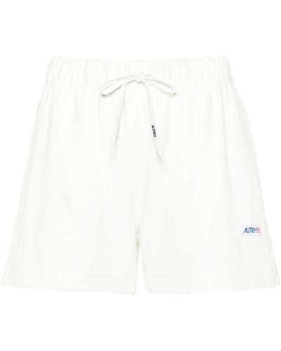 Autry Cotton Shorts - White