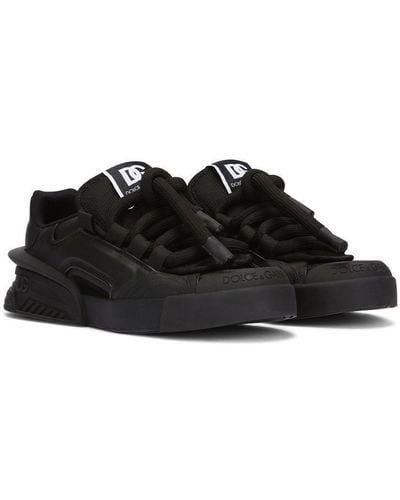 Dolce & Gabbana Sneakers With Application - Black