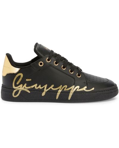 Giuseppe Zanotti Sneakers Logo - Black