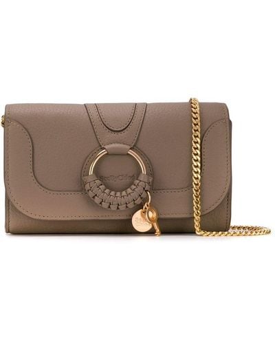See By Chloé Hana Leather Clutch - Brown