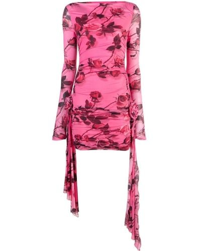 Blumarine Jersey Minidress - Pink
