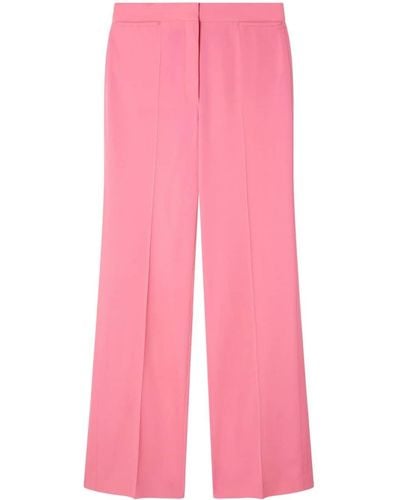Stella McCartney Straight-leg Tailored Wool Trousers - Pink