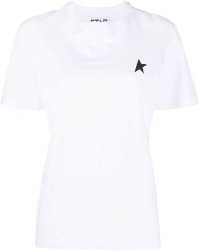 Golden Goose T-Shirt Con - Bianco