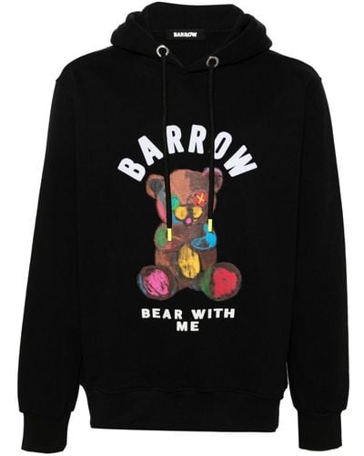 Barrow Printed Sweatshirt - Black