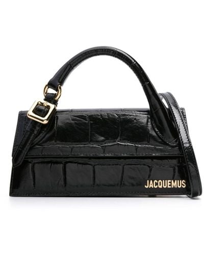 Jacquemus Le Chiquito Long Leather Top-handle Bag - Black