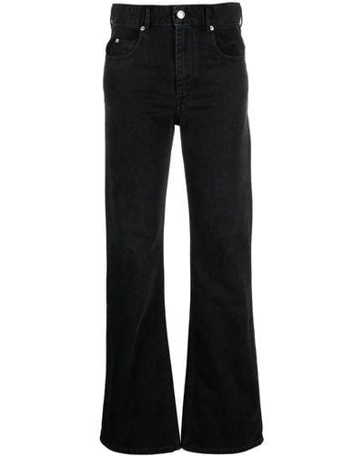 Isabel Marant High-rise Flared Jeans - Black