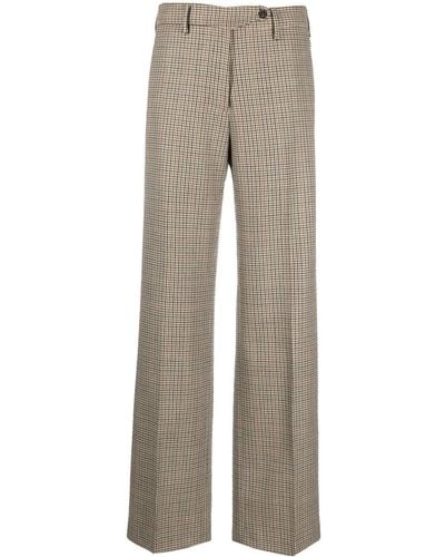 N°21 Houndstooth Trousers - Grey