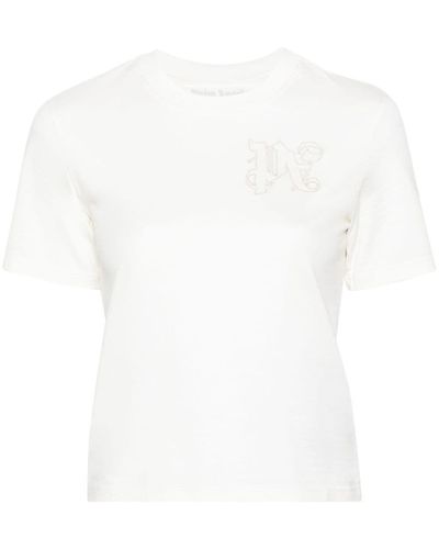 Palm Angels T-shirt Monogram - White