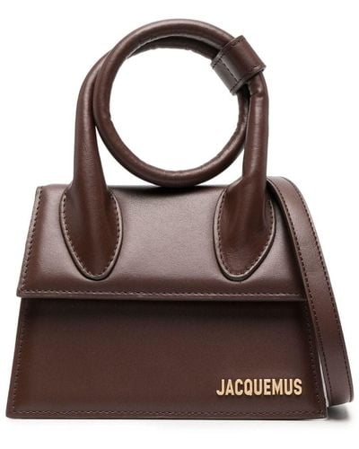Jacquemus Le Chiquito Noeud Handbag - Brown