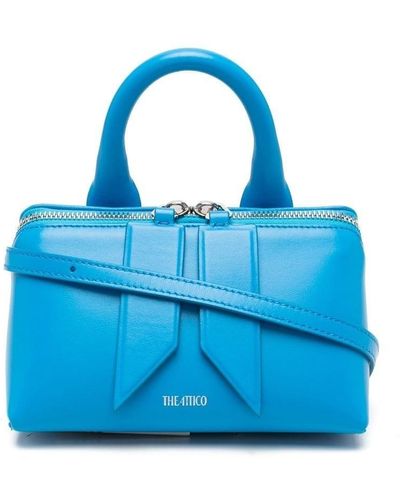 The Attico Friday Crossbody Mini Tote Bag - Blue